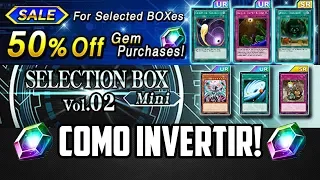 COMO INVERTIR EN SELECTION BOX Y OFERTA 25 GEMAS! - Yu-Gi-Oh! Duel Links - #ZeroTG