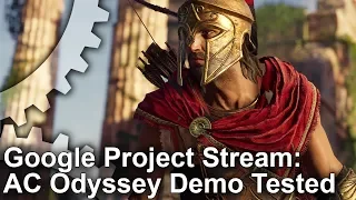 Cloud Gaming! Google Project Stream Assassin's Creed Odyssey vs PC vs Xbox One X!