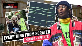 How Industry Producers Make MELODIES For GUNNA & YOUNG THUG From SCRATCH | FL Studio Tutorial