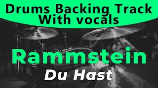 Rammstein - Du Hast (Drum backing track - Drumless)