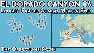 The USAF's Longest Fighter Combat Mission Ever, Operation El Dorado Canyon 86 - Animated