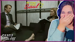 Better Call Saul 05X02 REACTION!  '50% Off' [FIRST TIME WATCHING]