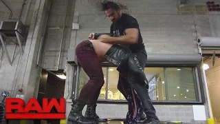 Seth Rollins ambushes Chris Jericho in the parking lot: Raw, Nov. 28, 2016