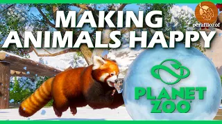 😺 How to make animals happy enough to mate in a habitat Planet Zoo tutorial, Guide #5