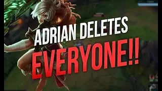 Can you one shot someone harder? Adrian Riven Unranked to Challenger highlights #1