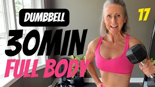 Strengthen & sculpt! 30 min FULL BODY dumbbells workout