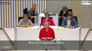 Landtagswahl 2021 zum selben Termin wie Bundestagswahl - Martina Tegtmeier