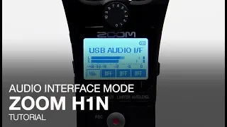 Zoom H1n: Audio Interface Mode