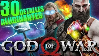 30 DETALLES ALUCINANTES de GOD of WAR PS4