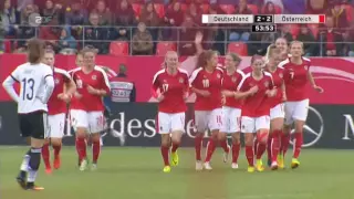 Frauenfussball Deutschland   Österreich 22 10 2016  2  Halbzeit
