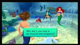 Let's play Kingdom Hearts 2 Final Mix HD part 61 Atlantica School Musical