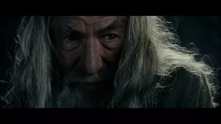 LOTR The Fellowship of the Ring - Extended Edition - Gandalf speaks to Frodo in Moria