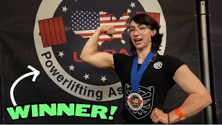 I won my first powerlifting competition (they didn't test me)