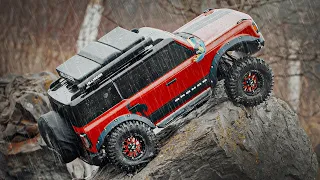 1/10 Scale Interior for TRAXXAS TRX4 Bronco 2021 H-Tech Custom. Servo. Hiking. Jetboil Camp.