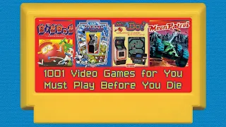 #18 Dig Dug, Moon Patrol, Mr. Do!, Xevious. 1001 video games you must play before you die