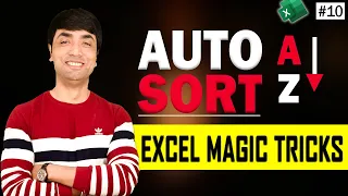 Data Entry with Auto Sort | Ascending or Descending order |Excel Magic Tricks