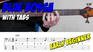 "Blue Bossa" | 🎻 Early Beginner Bossa Bass Line and How to Play It! 🎵