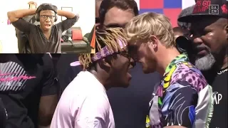 REACTING TO KSI VS LOGAN PAUL 2 PRESS CONFERENCE