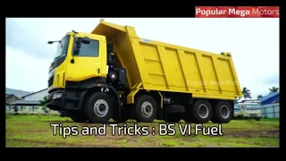 Tata BS6 vehicle fuel