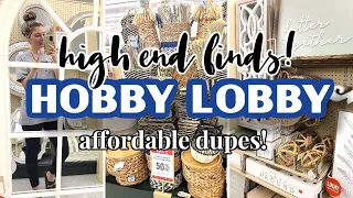 HIGH END HOBBY LOBBY FINDS / SHOP WITH ME / DESIGNER DUPES HOBBY LOBBY 2022