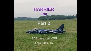 RC Harrier Jump Jet EDF VTOL Scale 1:7  PART 2