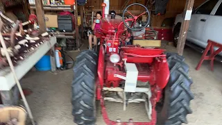 Working on the Farmall Super A