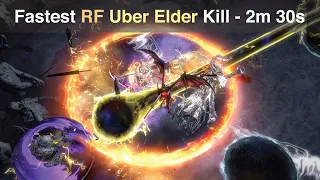 FASTEST(Yet) Righteous Fire Uber Elder kill (No Herald Stacking)