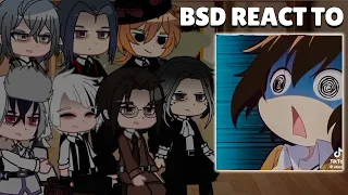 Bungou Stray Dogs react to Dazai Osamu - BSD React to Dazai