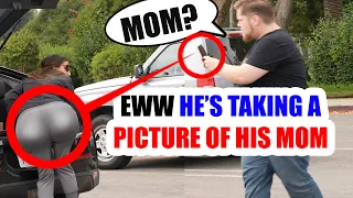 EPIC YOGA PANTS PRANK - Mother Pranks Son to Look at Her in Yoga Pants - #Pranks #YogaPants