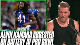 Alvin Kamara Arrested On Battery Charges After Pro Bowl Game | Pat McAfee Reacts