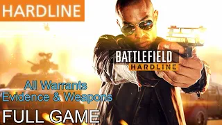 Battlefield Hardline Full Gameplay Walkthrough on Hardline 100% All Warrants, Evidence & Weapons