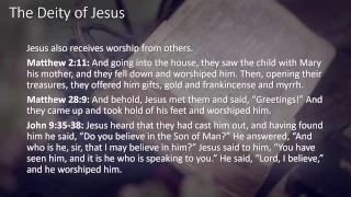 Christology – the Doctrine of Jesus