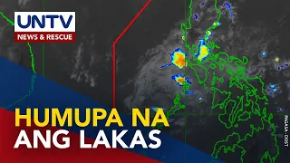 Bagyong ‘Amang’, humina na at naging LPA na lang – PAGASA