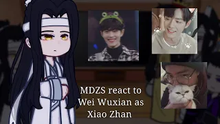 - MDZS react to Wei Wuxian as Xiao Zhan|Реакция МДК на Вэй Усяня это Сяо Чжань |1/1| by: 🥒Cucumber🥒