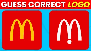 Guess The Correct Logo | 50 Famous Logos | Ultimate Logo Quiz 2023