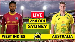 West Indies vs Australia 2nd ODI Live Scores | WI vs AUS 2nd ODI Live Scores & Commentary
