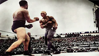 Jack Johnson vs Tommy Burns Highlights Good Quality Colorized - Sydney, Australia 26.12.1908