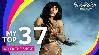 My Top 37 (After the Show) - Eurovision 2023