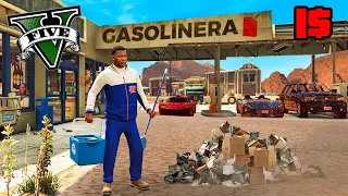 JUGANDO GTA 5 como DUEÑO de LA GASOLINERA en GTA 5 !