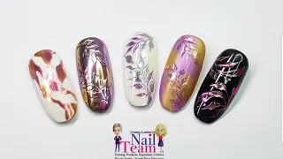 CHROME salon viable nail designs #chromenails #cute #nails #nailvideo