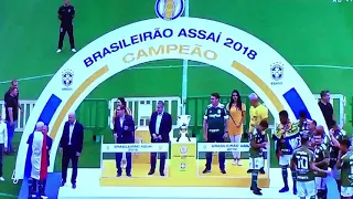 BOLSONARO NA ENTREGA DA TAÇA DO PALMEIRAS!