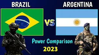 Brazil vs Argentina Military Power Comparison 2023 | Argentina vs Brazil Military Comparison 2023