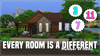 The Sims 4 but every room is a different number of items!