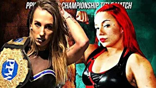 Allie Recks vs Christina Marie - PPW We the People - January 27, 2018 - Womens Title Match