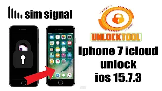 iphone 7 icloud Unlock IOS 15.7.3 With Sim Signal