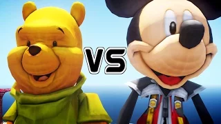 Winnie the Pooh VS Mickey Mouse - GREAT BATTLE