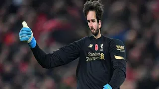 Alisson is the best goalkeeper (mistake) against Leicester city #Highlights