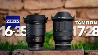 Tamron 17-28mm f2.8 vs Zeiss 16-35mm f4 DEEP REVIEW