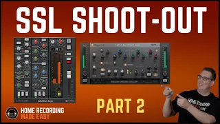 SSL Channel Strip Shoot Out PT 2 - Solid State Logic vs BrainWorx BX 4000E