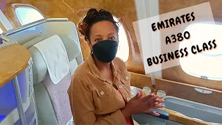 Incredible Emirates Business Class A380 SFO | Emirates A380 Business Class